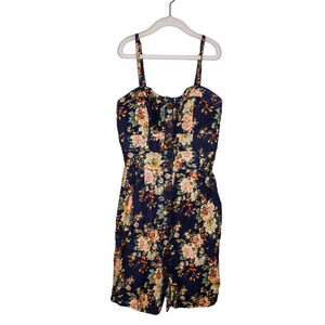 Vintage Delia's Floral Mini Dress Sleeveless Size S